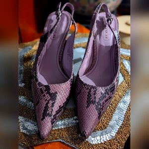 Lavender Faux Snake Coach